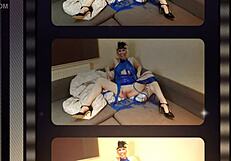 skyler gets into a sexy flapper adventure where she squirts in retro british style, coming soon.