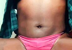 Sexy Ebony Model Dances With Big Ass Bounces