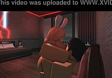 yo, wanna watch me pound the hell outta my bunny slut?