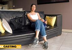 Petite Latina College Student’s Tight Wet Pussy Stretched by Big Cock