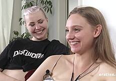 Young Amateur Lesbians Love Eating Pussy with Ass Licking