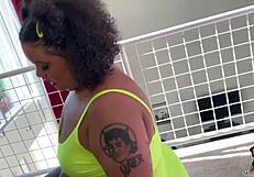 Bbw Spookyfatbrat And Bones Montana In Amateur Ebony Sucking Session With Big Ass