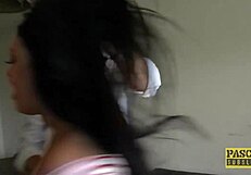 सबस्लट कैटालिया वैलेंटाइन को रफ चुदाई और कम खाने का मज़ा