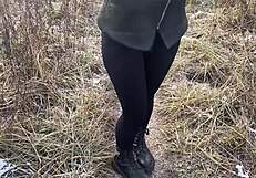 uhh, met this big tit wife in woods and, damn, fucked her anal hard!