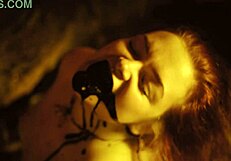 Goth girl gets fingered doggystyle uncensored.