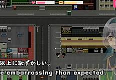 Outdoor crossdressing flashing game with anime hentai machine subtitles by silent v ghost2