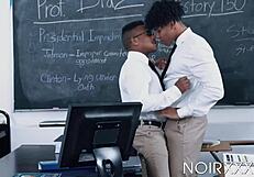 Ebony Dudes Fuck Passionately