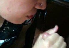 Old Man Enjoys Milk, Oreos, and a Quick Cum Swallow in Kinky Fun.