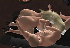 Fitness trainer seduces girl on treadmill in intense 3d anime session