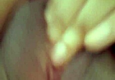 Indian babe fingers her shaved slutty cunt before work