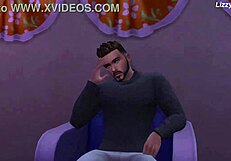 Horny stepsister get fucked by stepbrother and a stranger - sims 4 - 3d animation.