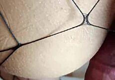 I enjoyed this foot fetish session with juanlatino fucking deliciously and cumming on basque feet