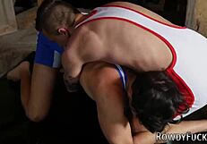 Gay men enjoy rough sex and anal sex in this video