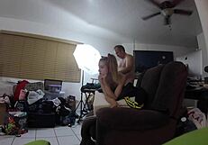 Hey, check this spandex fetish girl moaning while riding and grinding tight on cock!