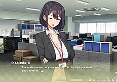 summer clover fired for giant cock in harem game