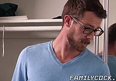 I woke up my stepson for a morning chat and hug.