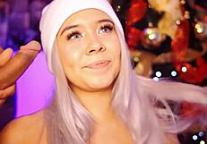 valentina, the big-bottomed blonde, sucks cock until fully satisfied