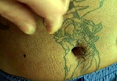 feeling the desi slut's fingers on my navel