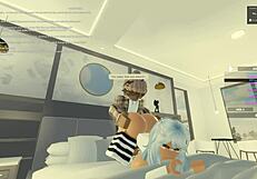 Roblox Whore Sucks Monster Cock in Doggystyle Riding