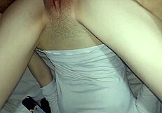 Me and My Girlfriend Exchanging Love, Admiring Her Pink Pussy and White Skin.