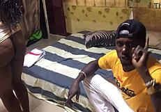 Did home delivery turn into Latina milf pussy pumping?