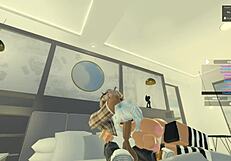 Roblox Whore Sucks Monster Cock in Doggystyle Riding