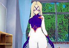 Takeyama Yuu Delivers Intense Handjob and Blowjob in Boku No Hero Hentai