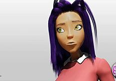 Two Busty Lesbians Try Double Dildo in Public Store