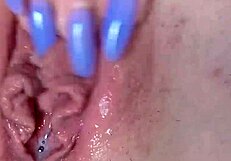 Extreme Close-Up of Wet Pussy Massage and Cum.