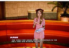 Breeding island remake contrasts deepthroat with hospital submission