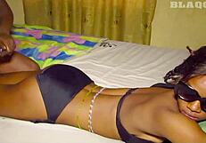 Oh, she enjoyed every touch from her oiled masseur!