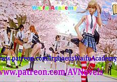 In Academy 153, I explore the anime game world with hentai elements.