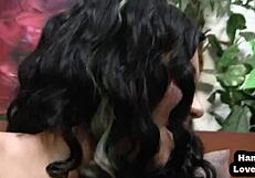 hj pov babe with medium boobs talks dirty rubbing pussy