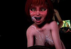 is velma the cum possessed demon craving more semen in anal doggystyle creampie?