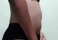 Trying on My Underwear in a Provocative Way