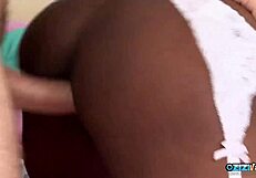 Watch The Dumped Ebony Bride Get Desperate Interracial Anal!