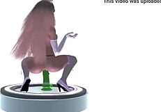 Princess Peach Rides Dildo in Wild Hentai Action, Oh My God!