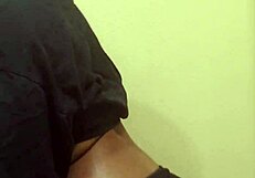 Naejae rips clothes in bold striptease leading to intense squirting