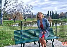 Belgian MILF Emmy Gets Horny And Shows Off Her Sexy Ass In Amateur Hentai Style.