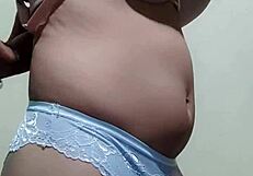 Trying on My Underwear in a Provocative Way