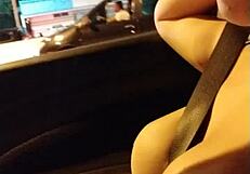 i'm showing off my big peruvian tits in the busy traffic of são paulo. feeling so exposed and horny with my brunette brazilian curves