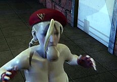 Cammy Gets Penetrated In All Three Holes