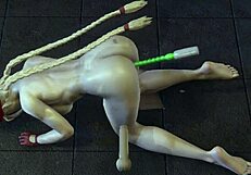 Cammy Gets Penetrated In All Three Holes