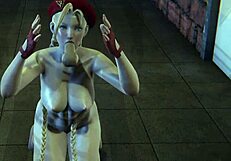 Cammy Gets Penetrated In All Three Holes