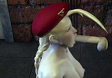 Cammy Gets Penetrated In All Three Holes