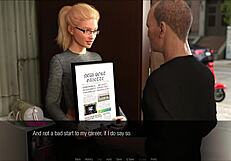 Jessica Oneil Delivers Hard News in Anime Hentai Game Action!