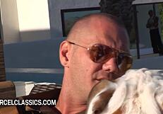 Incredible Anal Threesome Bent Over In Villa!