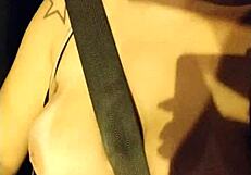 i'm showing off my big peruvian tits in the busy traffic of são paulo. feeling so exposed and horny with my brunette brazilian curves