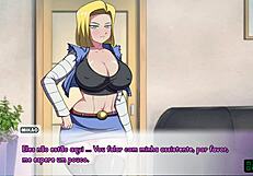 android 18, you want money? let's fuck then!