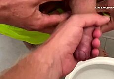 Public cruisin' adventures at Barcelona gay beach Mar Bella